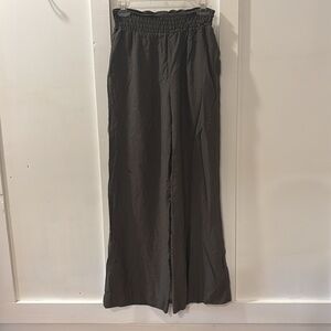 Sanctuary Medium Dark Green Forest Wide Leg Pants Bottoms Casual Vacation Trip